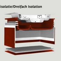 Foto van Hot Orange Spa Cinnabar Gypsum Omkasting Grijs
