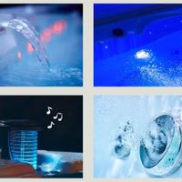 Foto van Royal Blue Spa Cobalt Silver Marble Omkasting Grijs