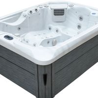 Foto van Hot Orange Spa Coral Midnight Opal Omkasting Zwart
