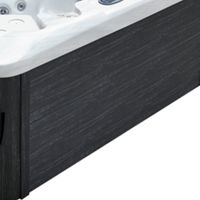 Foto van Hot Orange Spa Flame Gypsum Omkasting Zwart