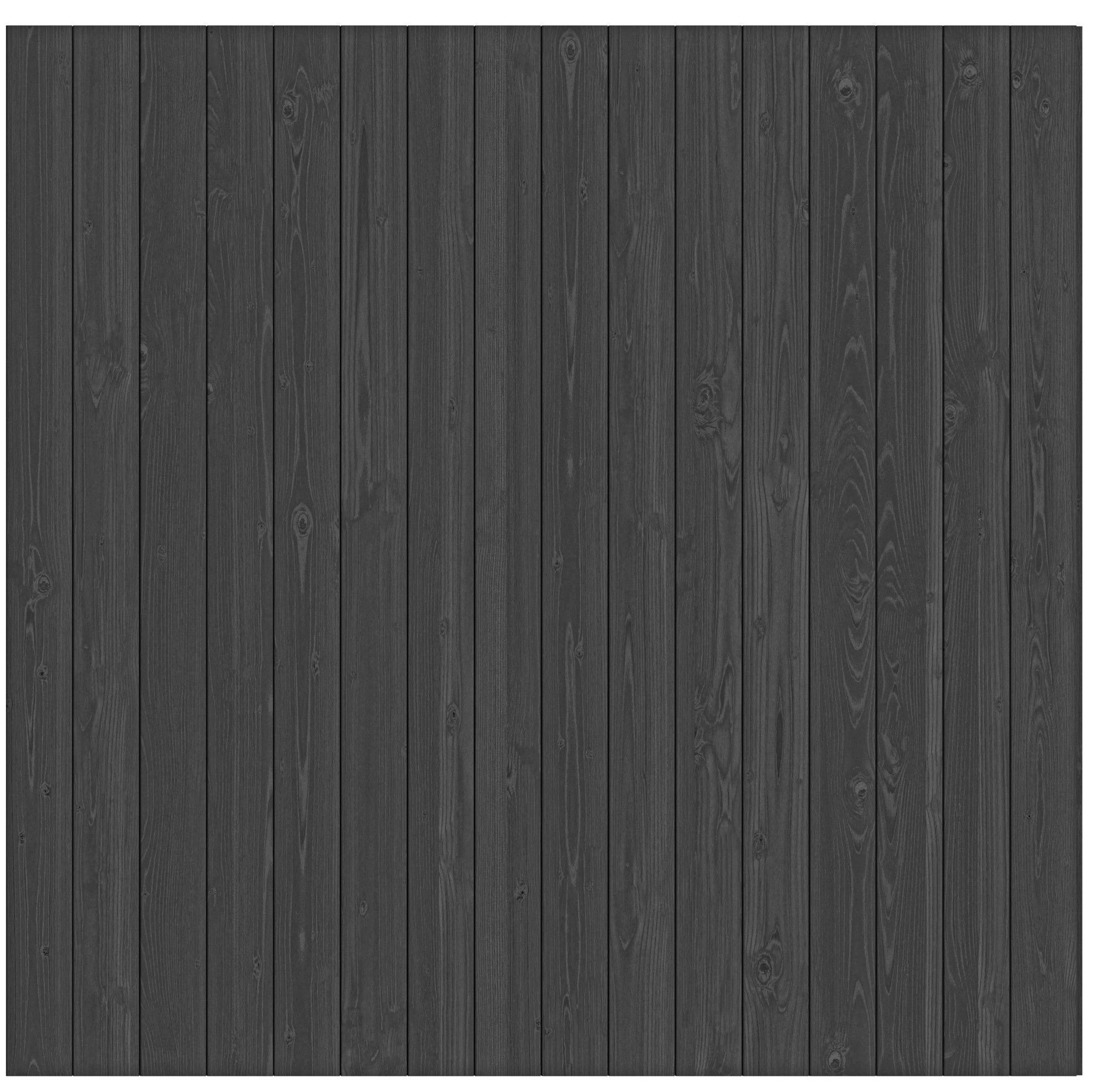 Foto van Extra achterwand verticale sponningplank 780cm - Zwart