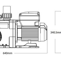 Foto van Emaux SPV150 variabele zwembadpomp + WIFI besturing