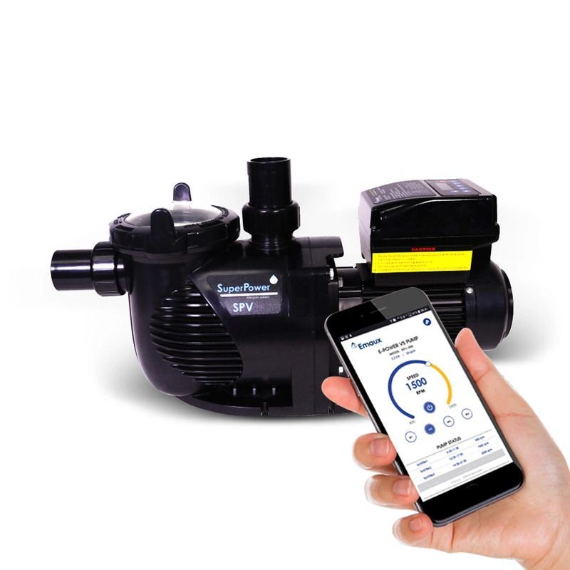 Foto van Emaux SPV150 variabele zwembadpomp + WIFI besturing