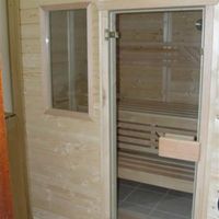 Foto van Azalp Saunaraam massieve sauna Genio 41x120 cm*