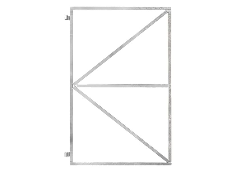 Stalen frame incl duimen universeel 155x100 Foto van Stalen frame incl duimen universeel 155x100