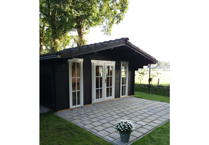 Azalp Blockhaus Stefan 550x550 cm Foto von Azalp Blockhaus Stefan 550x550 cm