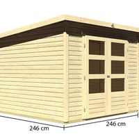 Foto der Karibu 82980 Stockach 4 Gartenhaus