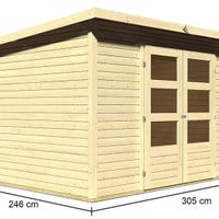 Foto der Karibu 82982 Stockach 5 Gartenhaus