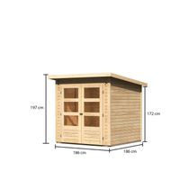 Foto der Karibu 77873 Stockach 2 blockhaus