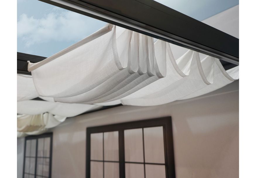 Palram - Canopia Stockholm Verstelbare Zonwering Gordijn 3.4X8.1 Wit* Foto van Palram - Canopia Stockholm Verstelbare Zonwering Gordijn 3.4X8.1 Wit*