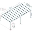 Foto van Palram - Canopia Stockholm Aluminium Veranda 3.4x7.4