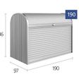 Foto van Biohort Storemax 190 Kwartsgrijs Metallic - Showroom Model