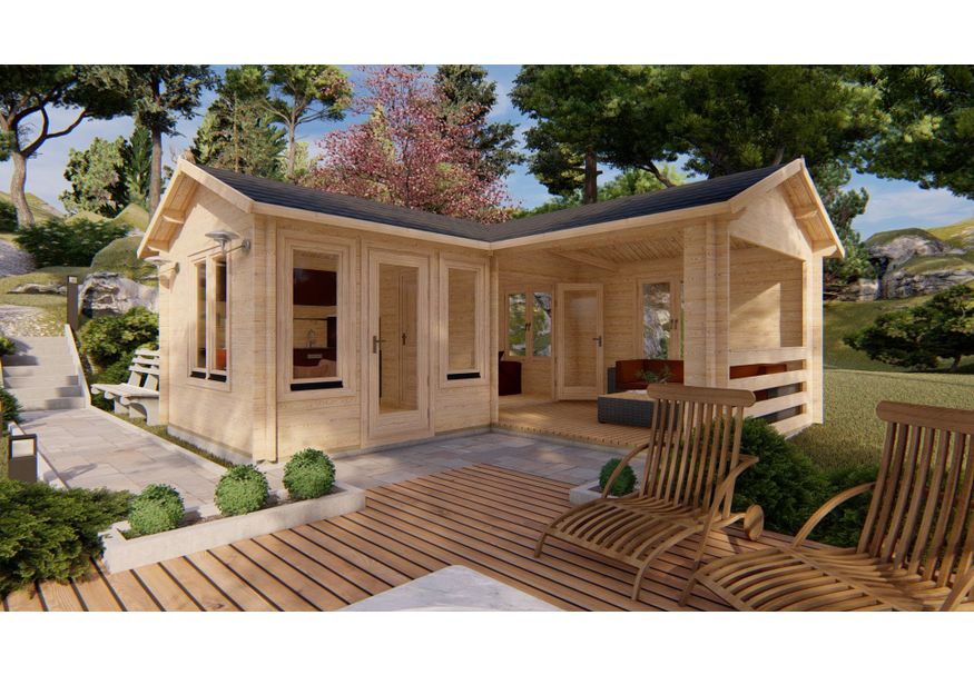 Grunland Chalet Suzy 320x600 cm Foto von Grunland Chalet Suzy 320x600 cm