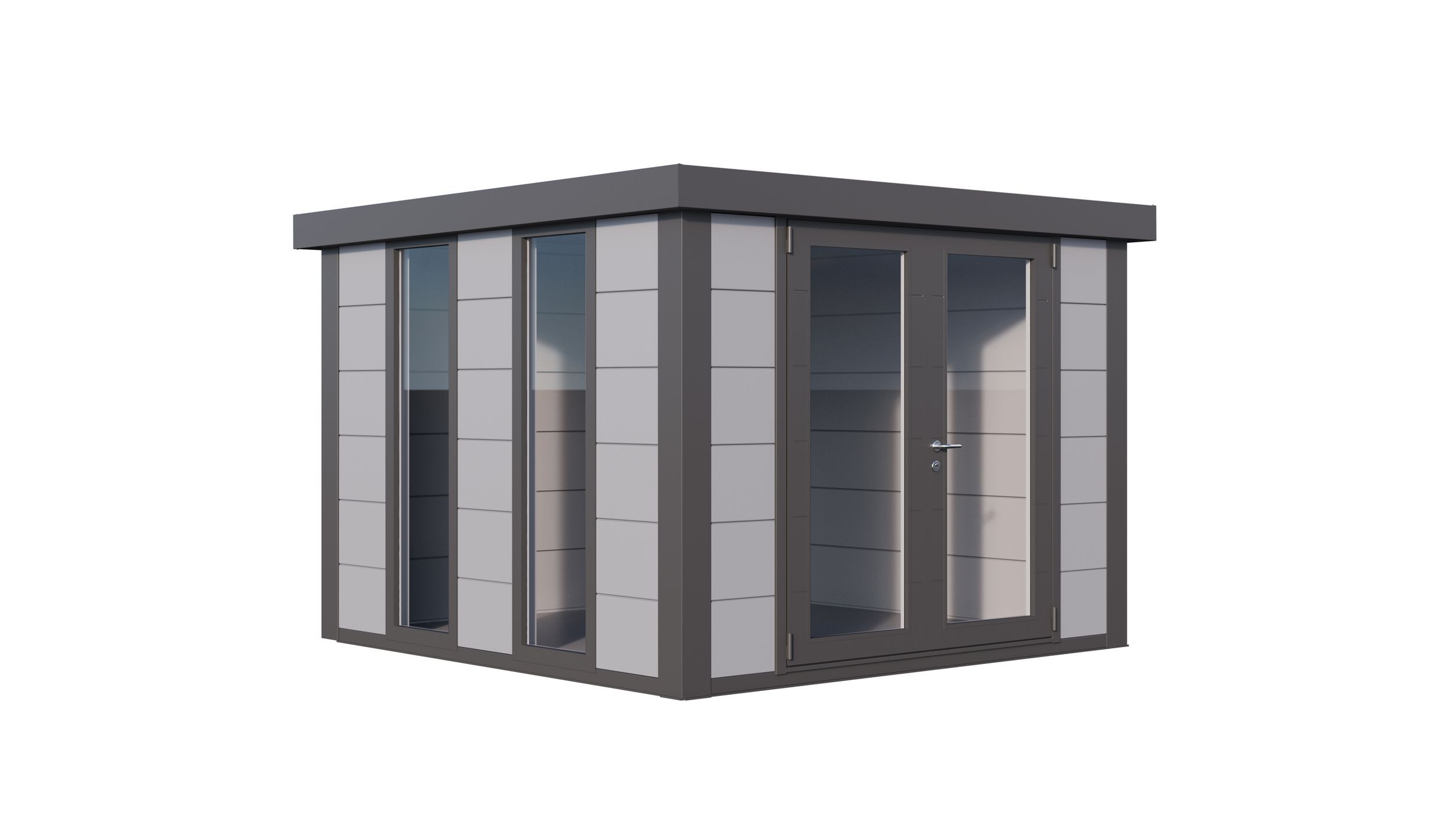 Foto van Telluria Luminato 3030 metalen tuinkantoor