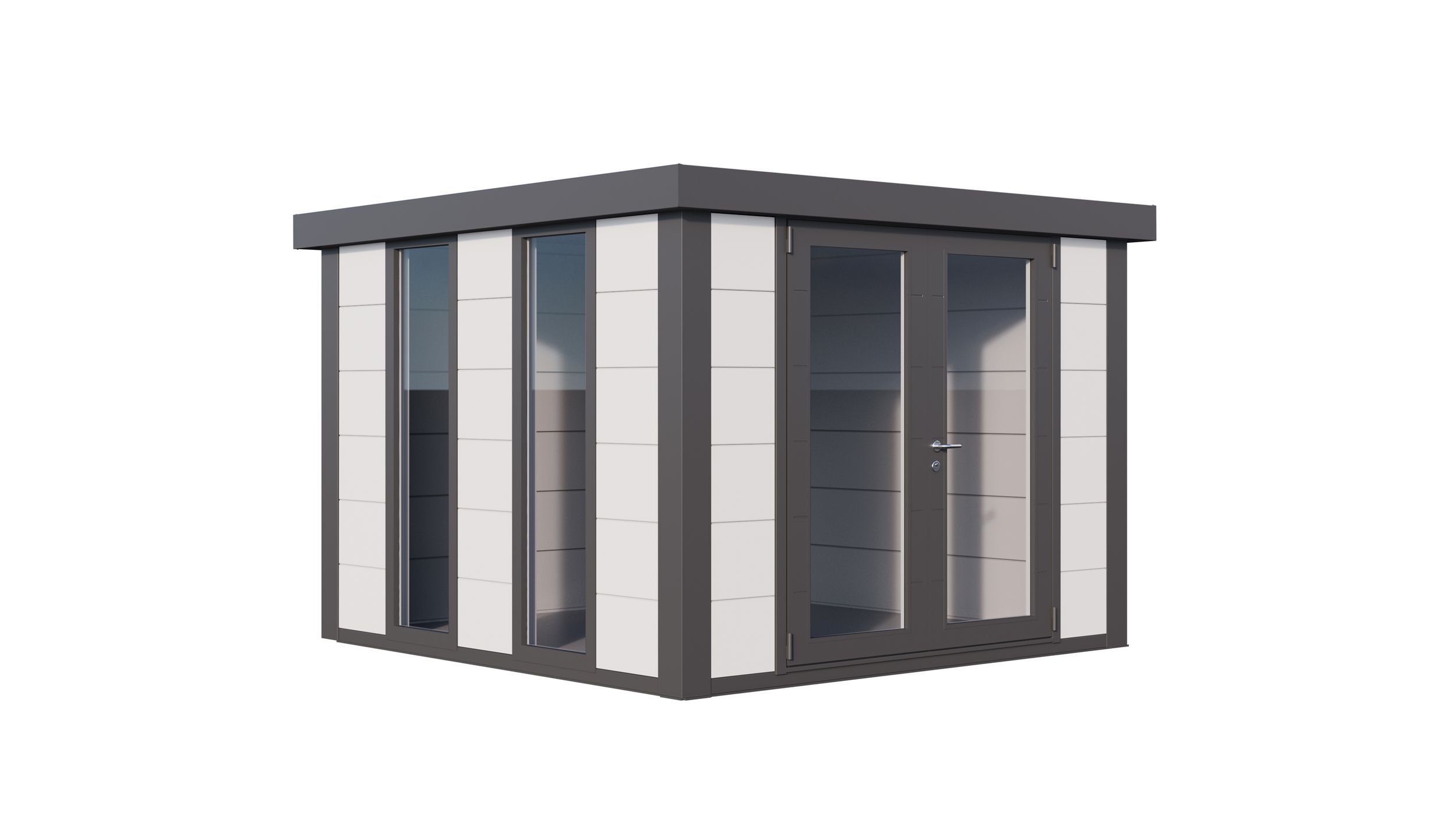 Foto van Telluria Luminato 3030 metalen tuinkantoor