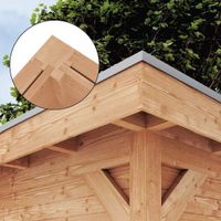 Foto van Duxwood Douglas tuinhuis met overkapping Loretto