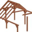 Foto van Trendhout carport met schuur De Hoeve XL 1217x440