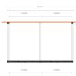 Foto van Trendhout carport Modena 490x300 cm
