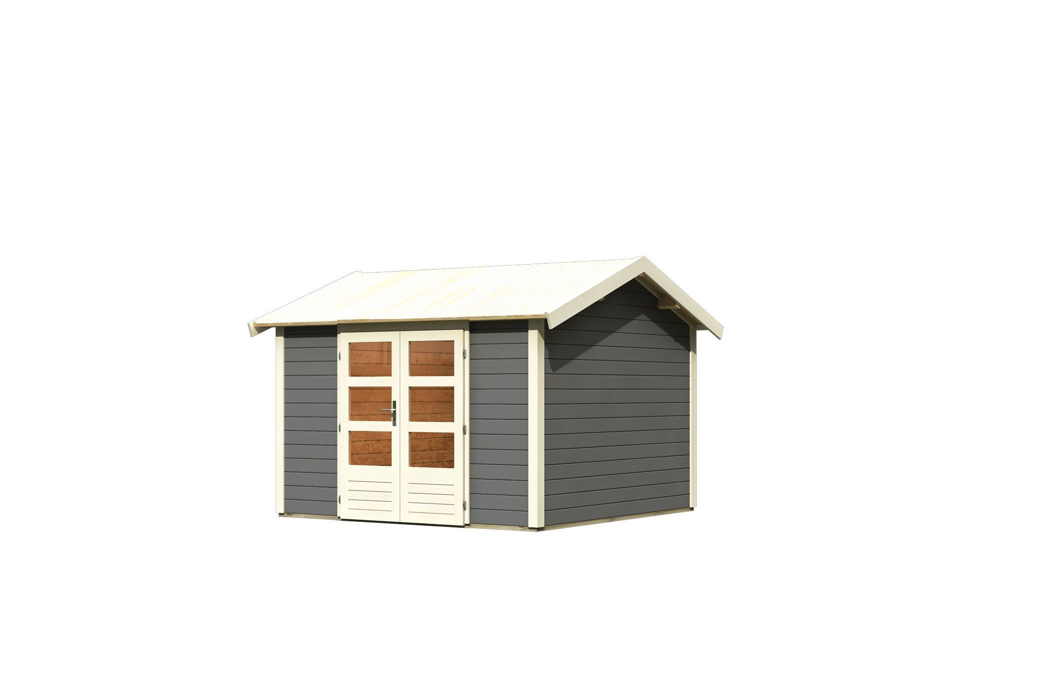 Foto van Karibu 31447 Theres 7 tuinhuis - terragrijs