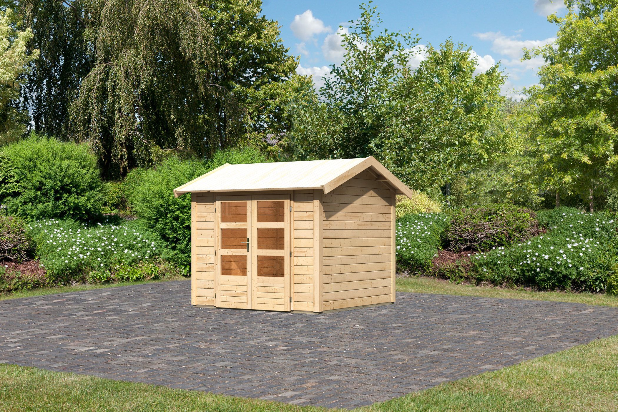 Foto van Karibu 31442 Theres 3 tuinhuis