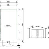 Foto der Azalp Garage Thijs 380x700 cm