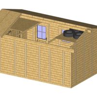 Foto der Azalp Garage Thijs 380x700 cm