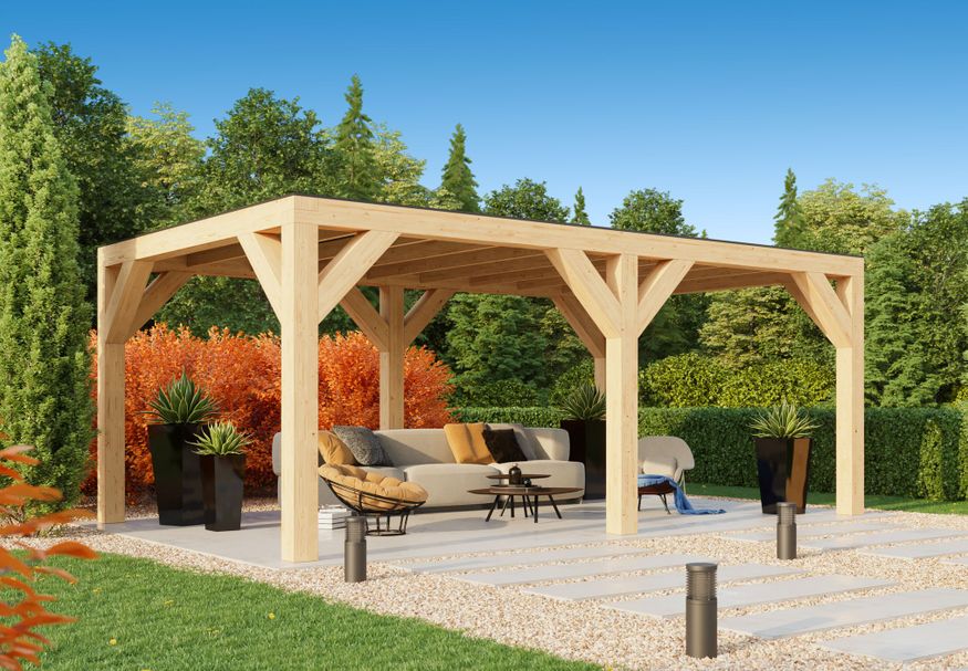 Azalp Überdachung Thomas 950x380 cm Foto von Azalp Überdachung Thomas 950x380 cm