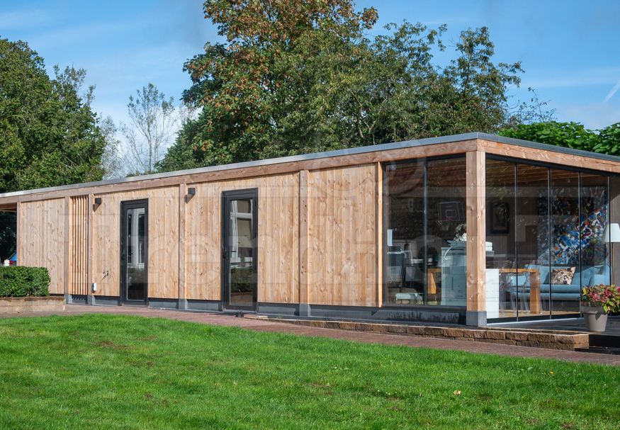 Trendhout buitenverblijf Palermo XXL 1955x505 cm Foto van Trendhout buitenverblijf Palermo XXL 1955x505 cm