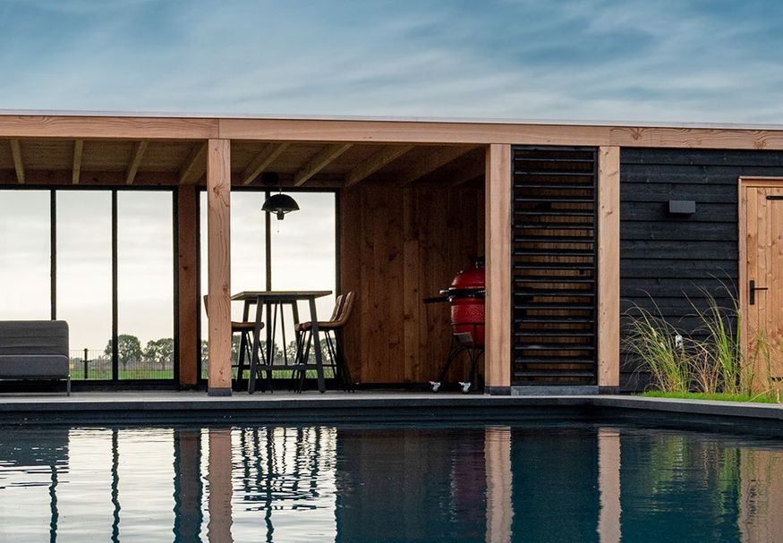 Trendhout buitenverblijf Palermo XXL 970x505 cm Foto van Trendhout buitenverblijf Palermo XXL 970x505 cm