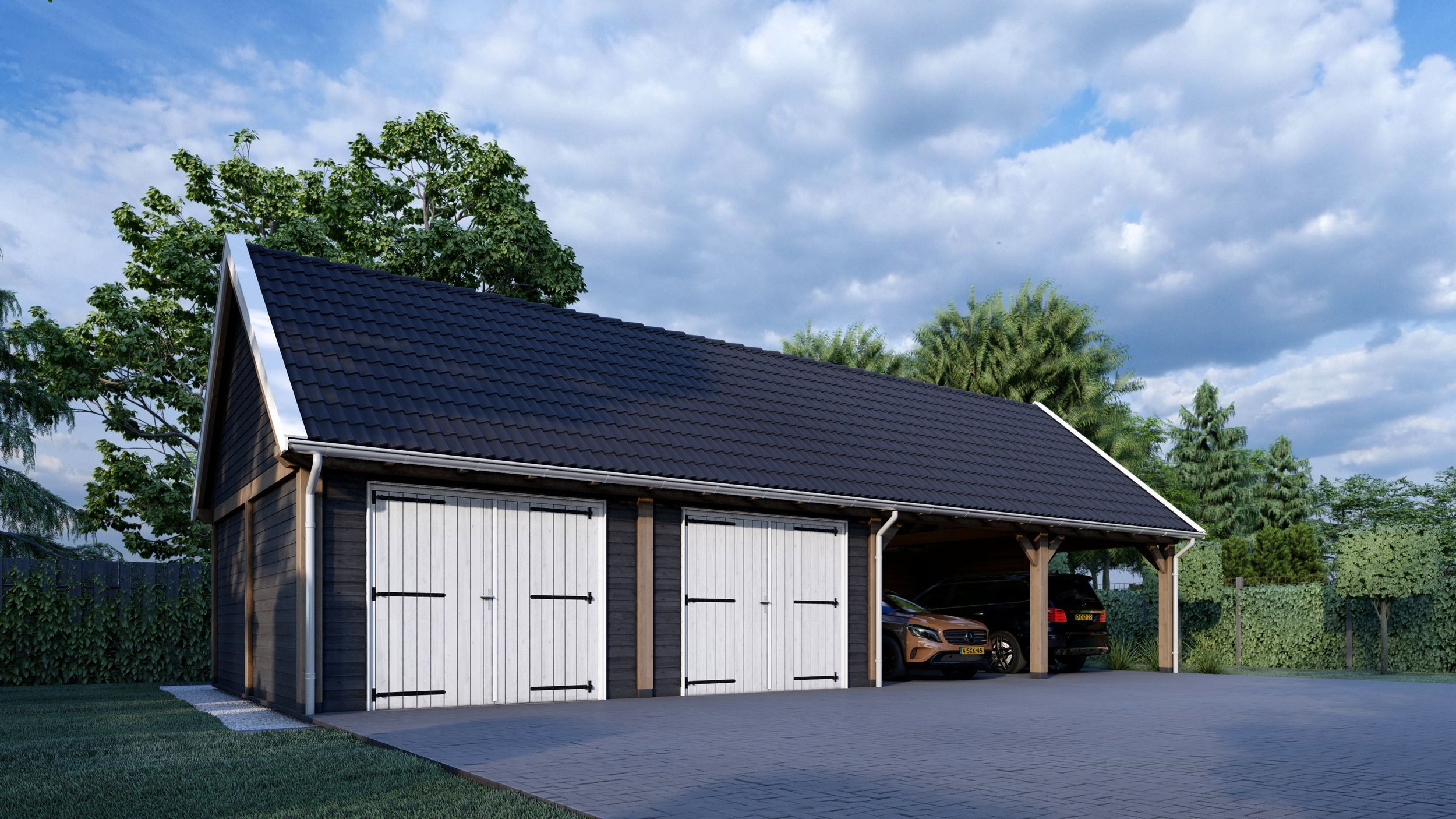 Foto van Trendhout buitenverblijf Zadeldak XXL