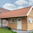 Foto van Trendhout buitenverblijf Zadeldak XXL 550x700 cm