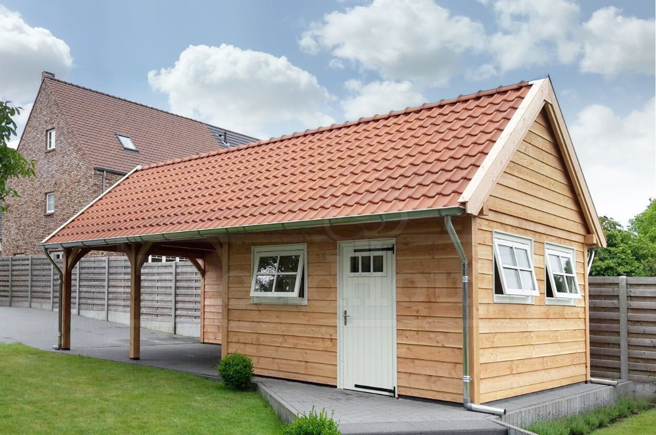 Foto van Trendhout buitenverblijf Zadeldak XXL