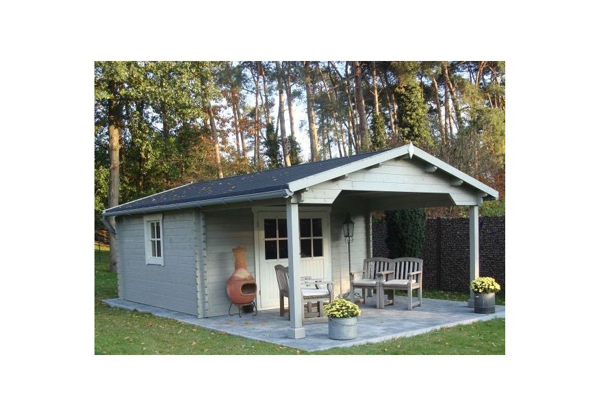 Azalp Blockhaus Tim 550x550 cm Foto von Azalp Blockhaus Tim 550x550 cm