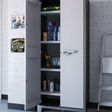 Foto van Keter Titan Hoge Kast Zwart/Grijs