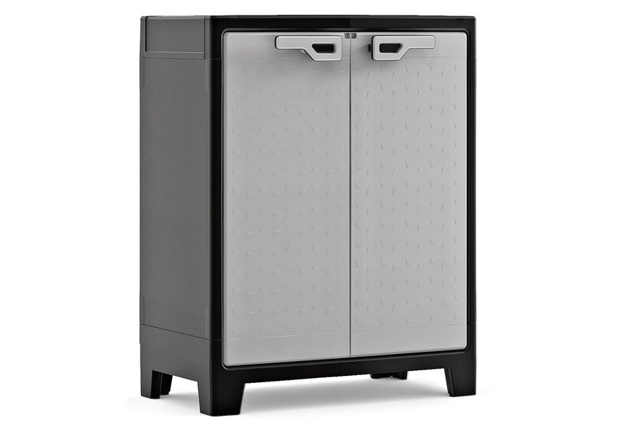 Keter Titan Niedrigschrank Schwarz/Grau Foto von Keter Titan Niedrigschrank Schwarz/Grau