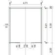 Foto von Azalp Royal Class Blockhäuser Tjard 500x500 cm, 45 mm