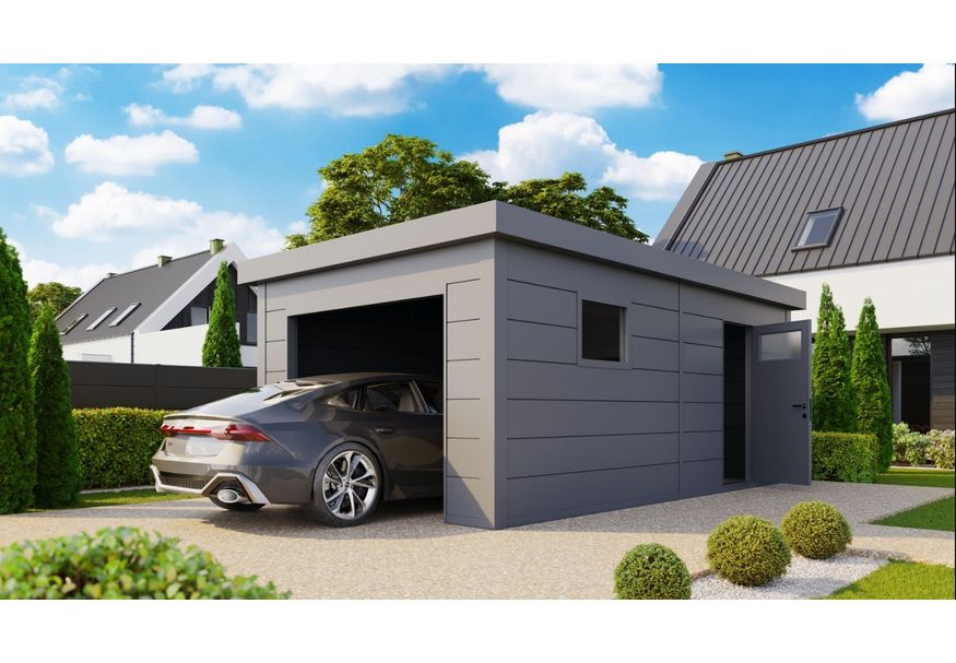 Telluria garage 3654G antraciet Foto van Telluria garage 3654G antraciet