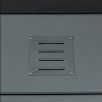 Foto van Telluria 3663G metalen garage - wit