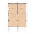 Foto van Grunland Chalet Torino 450x600 cm
