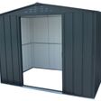 Foto van Duramax Top Shed 8x6 Antraciet metalen tuinhuis