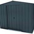 Foto van Duramax Top Shed 8x6 Antraciet metalen tuinhuis