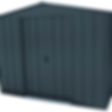 Foto van Duramax Top Shed 8x6 Antraciet metalen tuinhuis