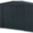 Foto van Duramax Top Shed 10x8 Antraciet metalen tuinhuis