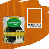Foto van Koopmans Perkoleum Teak Zijdeglans Transparant 2.5L