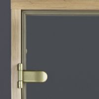Foto van Ilogreen Saunadeur Trend - helder blank glas