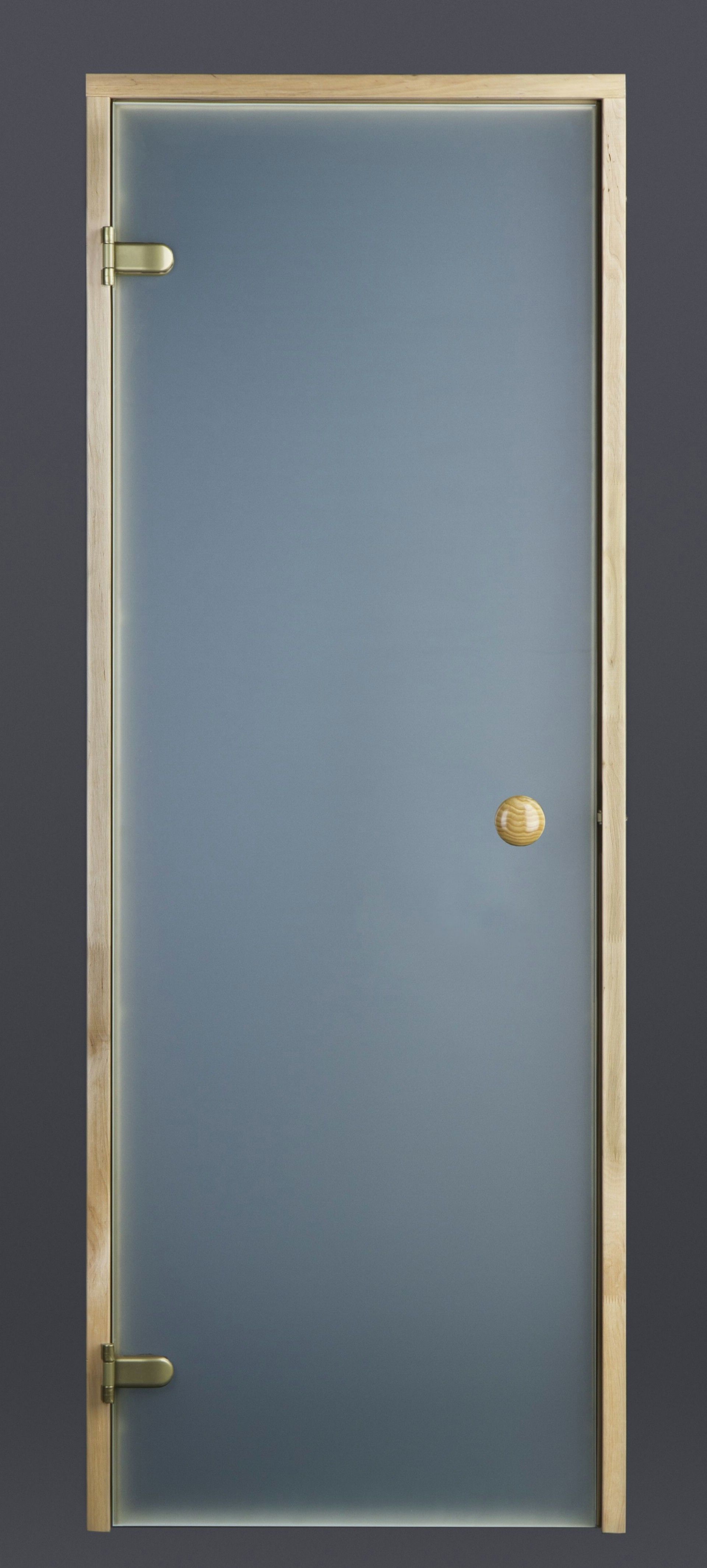 Foto der Ilogreen Saunatür Trend 189x79 cm Satin 8 mm