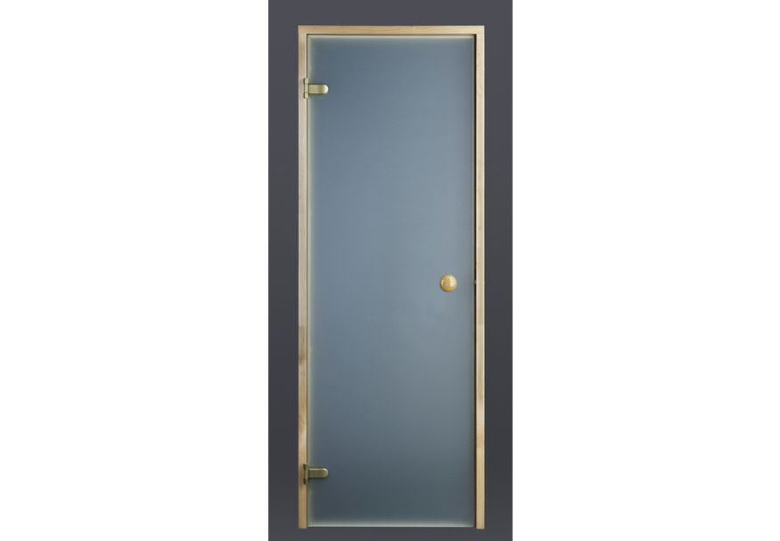Foto von Ilogreen Saunatür Trend (Fichte) 209x79 cm, Milchglas