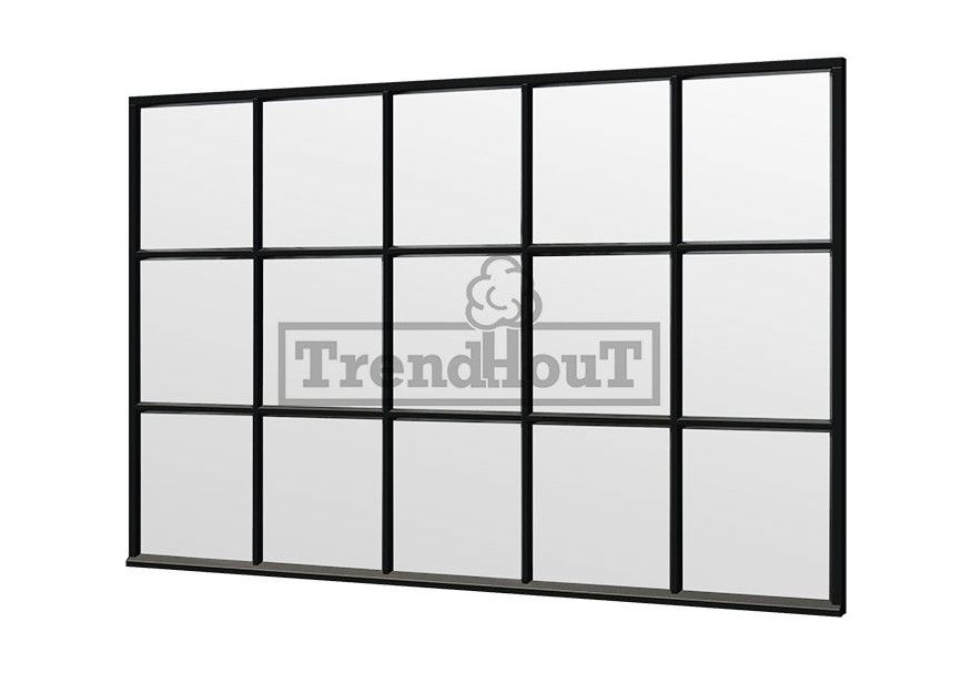 Kirk and Michaels Steellook raam 3405x2200mm zwart (E-03) Foto van Kirk and Michaels Steellook raam 3405x2200mm zwart (E-03)