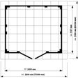 Foto van Grosfillex 22805138 UTILITY V4,9 (242x202cm), wit-groen