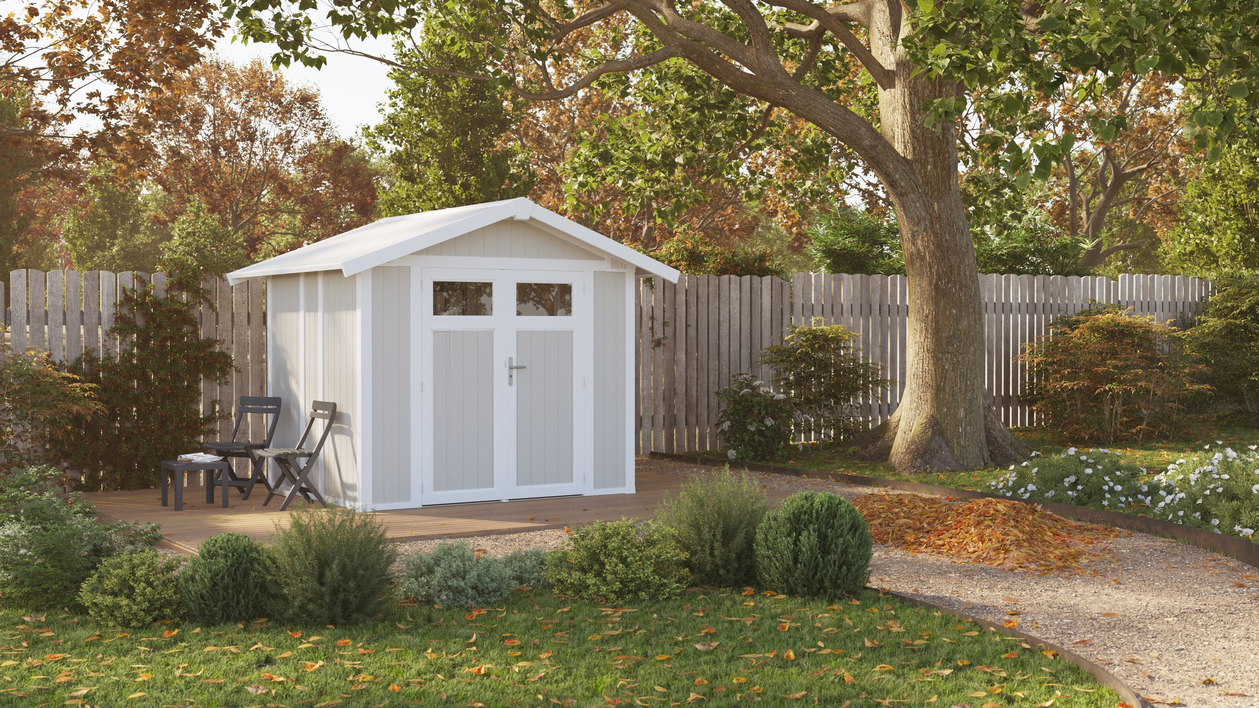 Foto van Grosfillex 22805138 UTILITY V4,9 (242x202cm), wit-groen